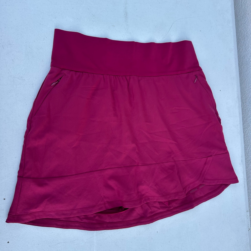 adidas Fuchsia Performance Skort with Built-In Shorts